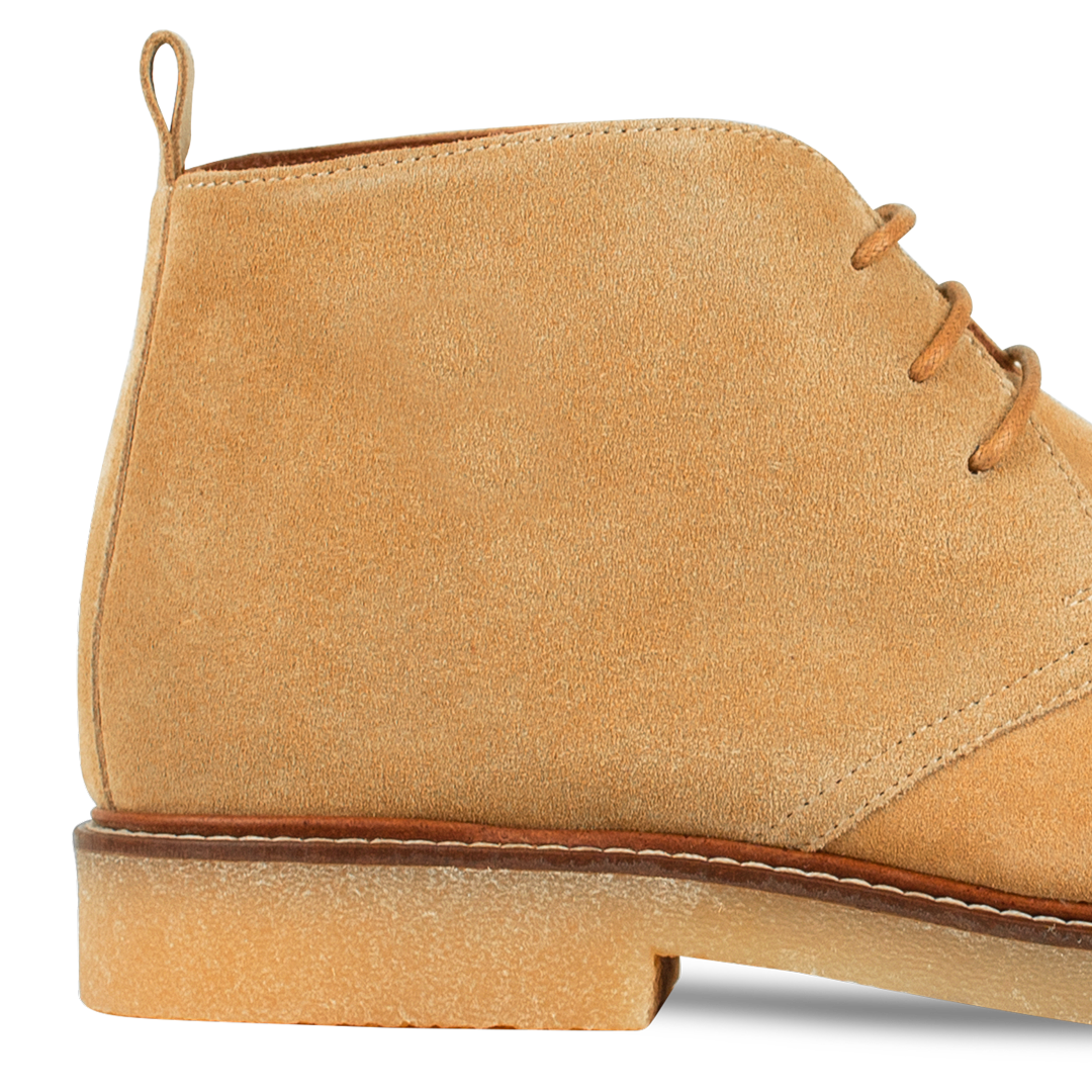 Hunter: Demi Bottes Homme -  crêpe  Beige
