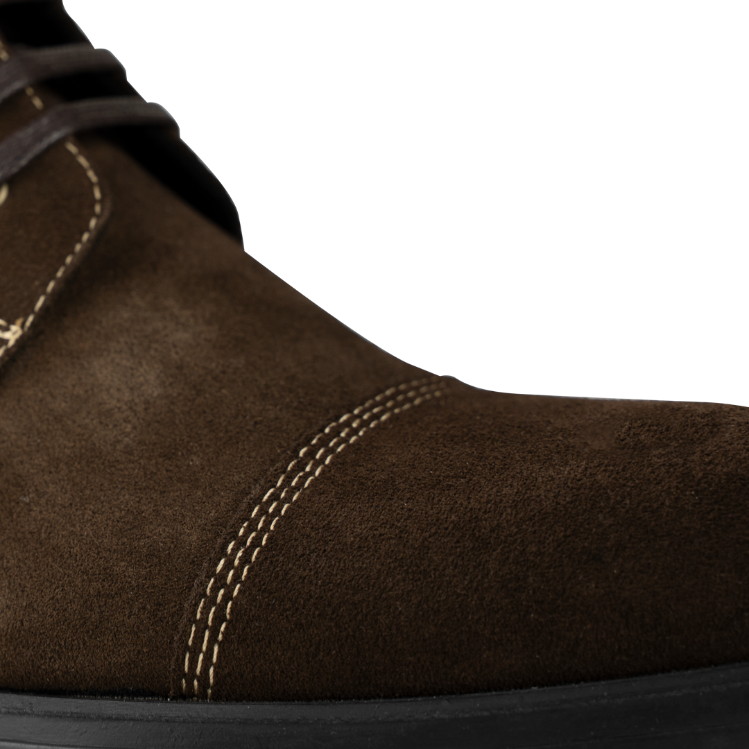 Becker: Boots Homme - Cuir Marron