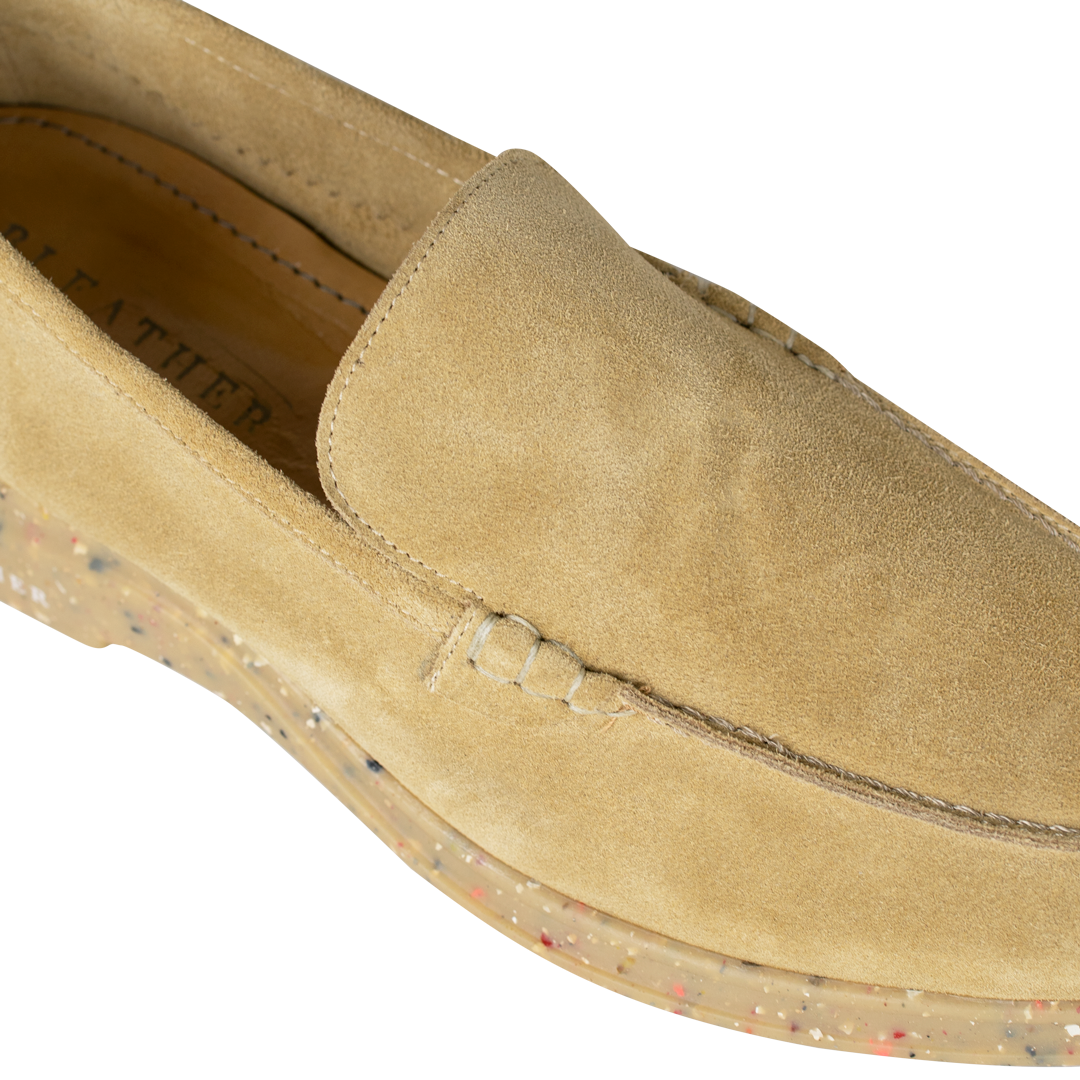 Stewart: Mocassin Homme - Gomme Beige