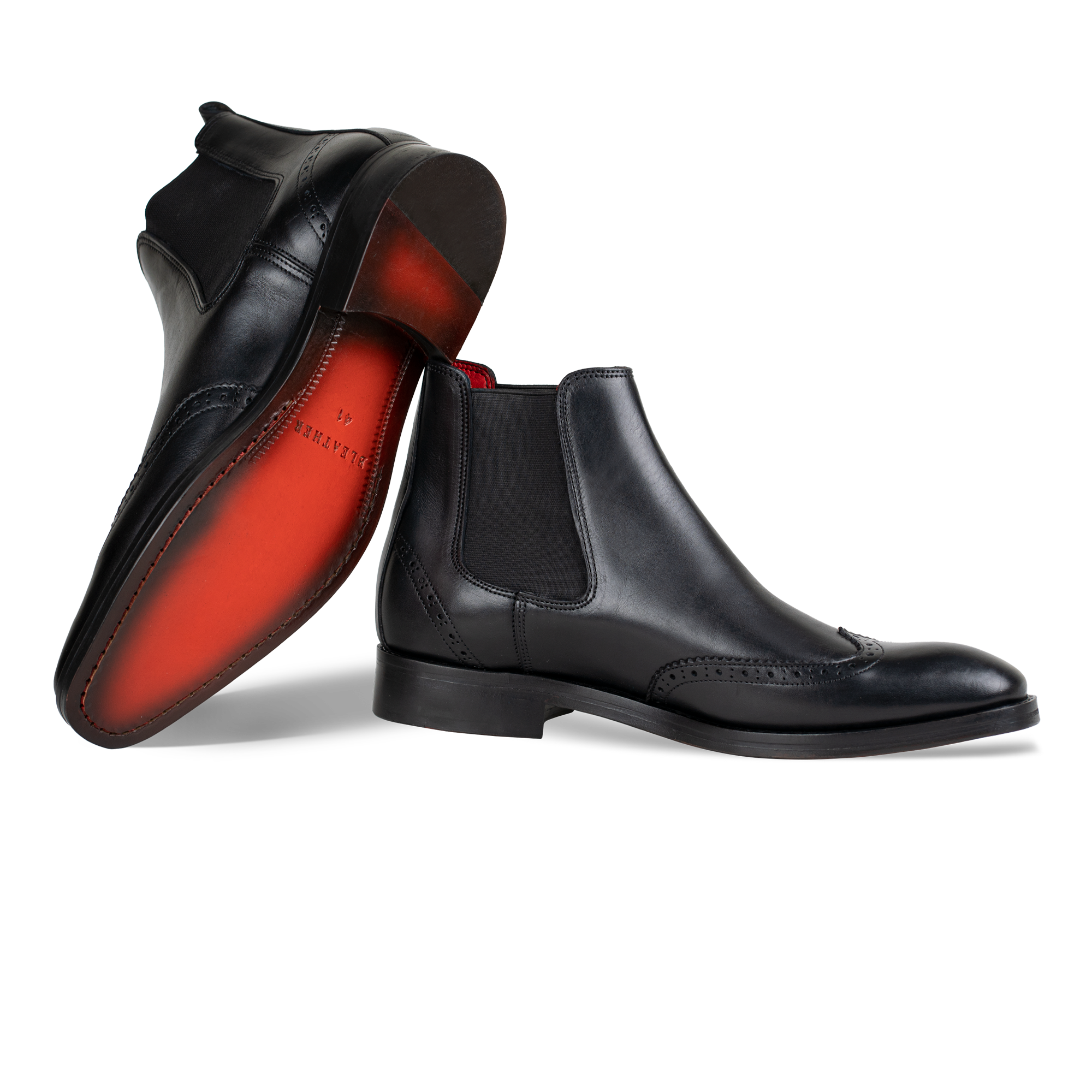 Gareth: Chelsea Boots Homme - Cuir Noir