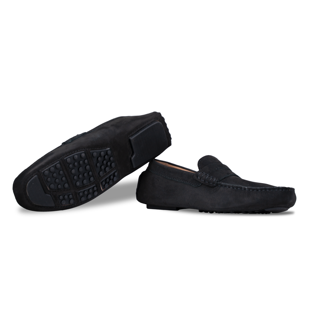 Gary: Mocassin Homme - Cuir Noir