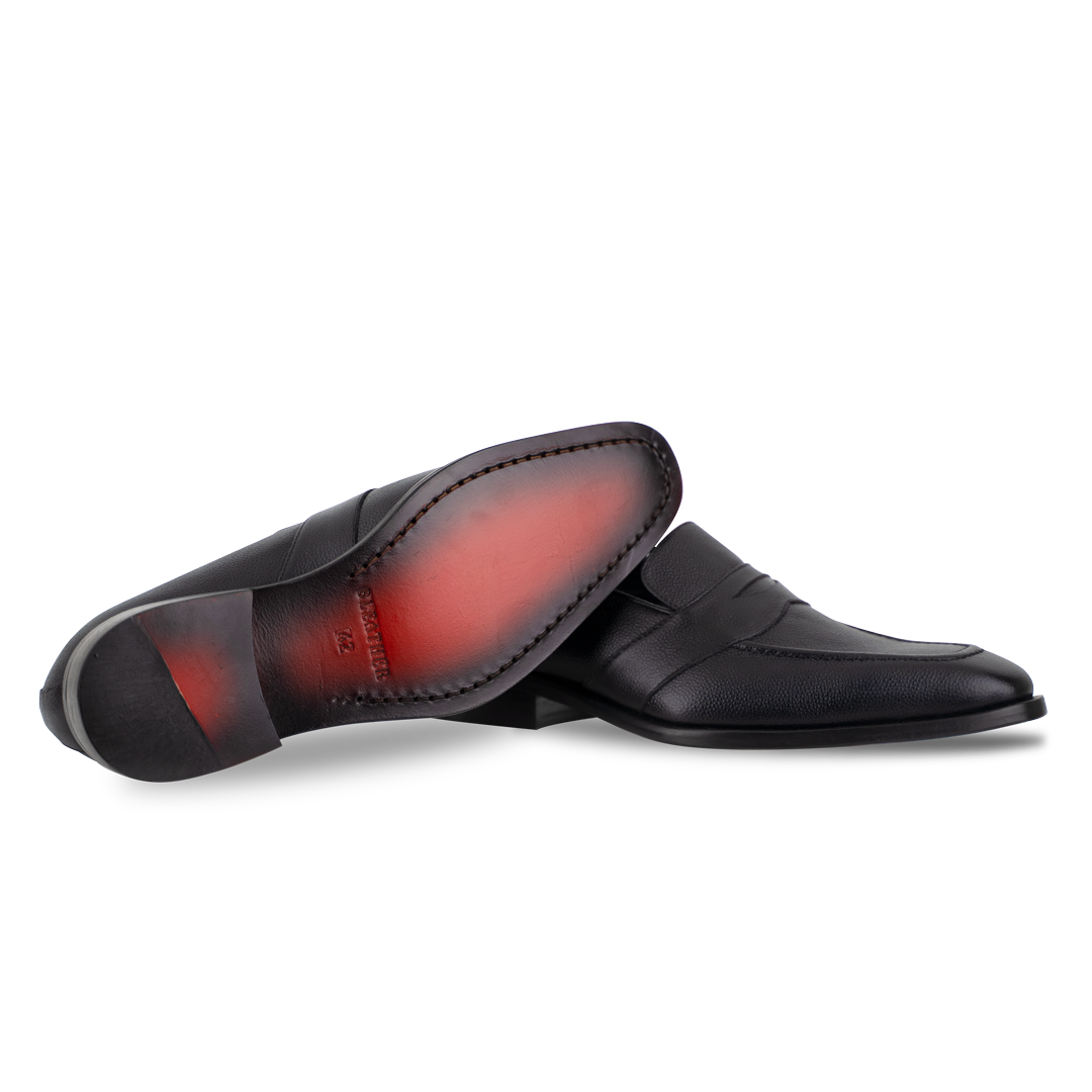 River: Mocassin Homme - Cuir Noir