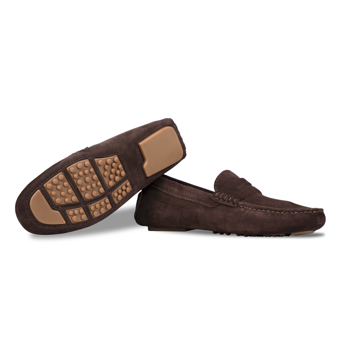 Gary: Mocassin Homme - Cuir Marron
