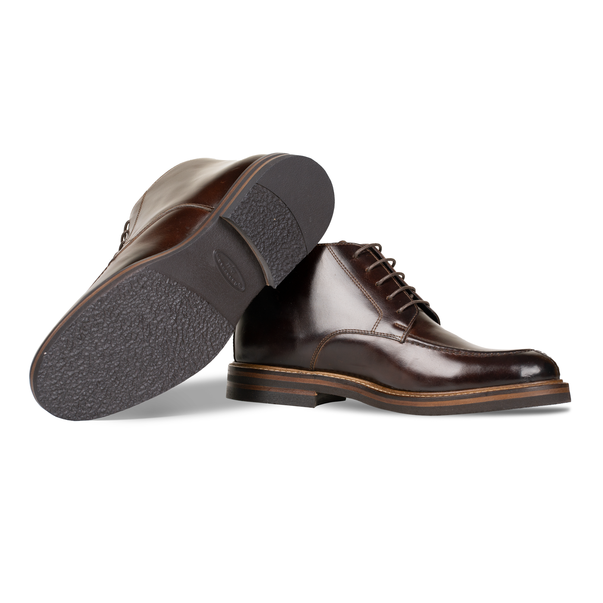 Taylor: Demi Bottes Homme - Cuir Marron