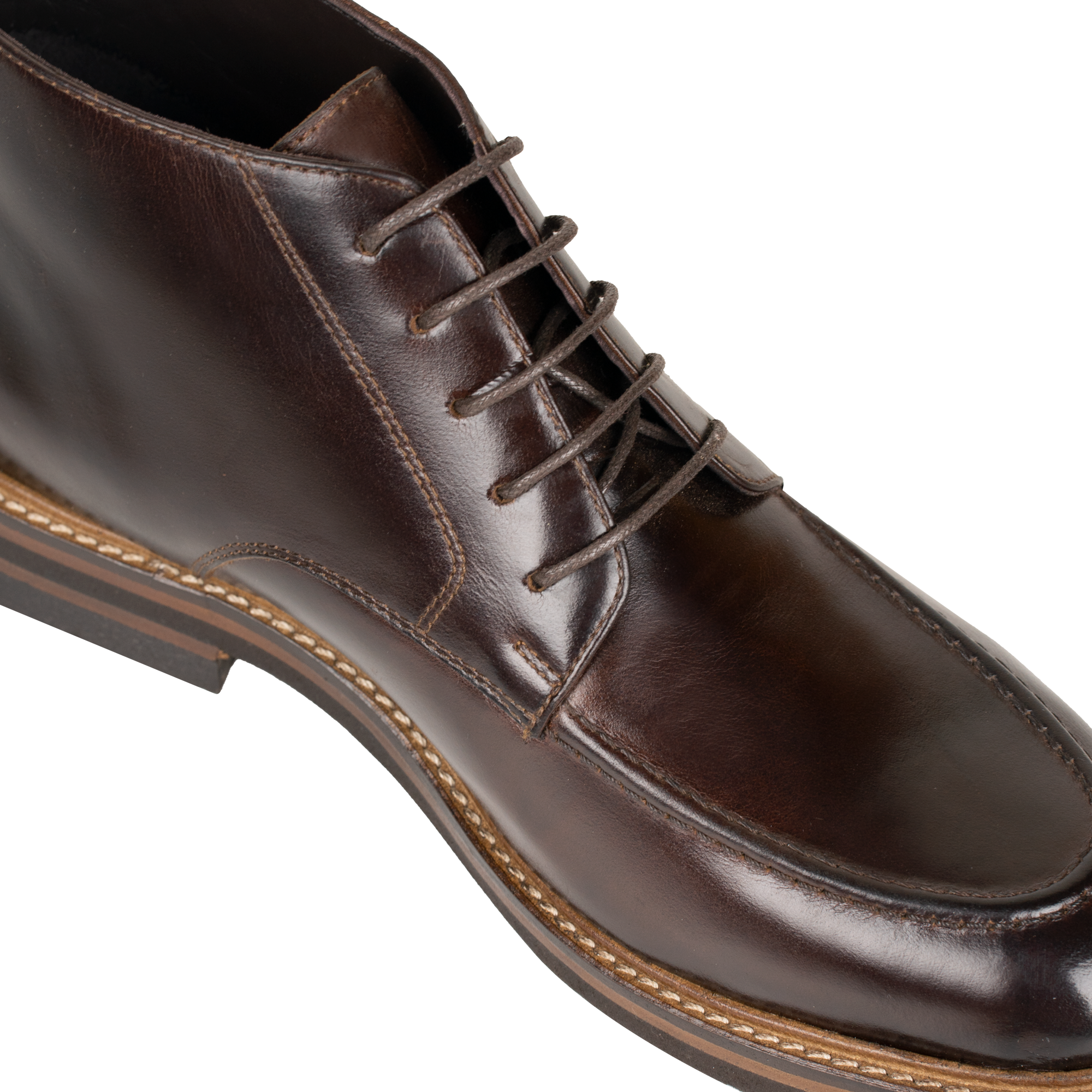 Taylor: Demi Bottes Homme - Cuir Marron
