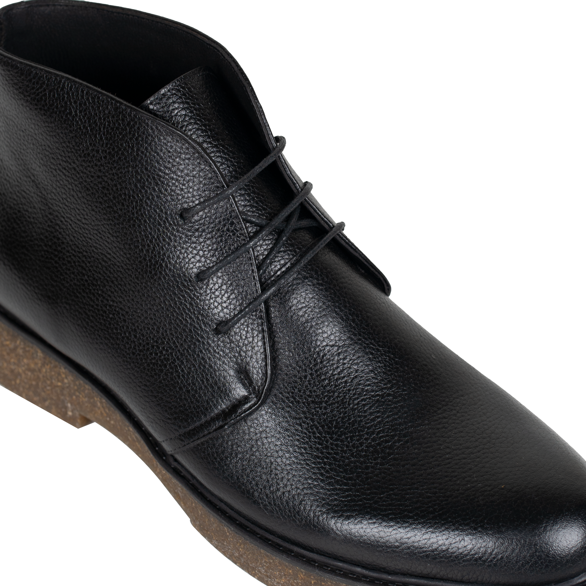 Brooking: Demi Bottes Homme - Cuir Noir