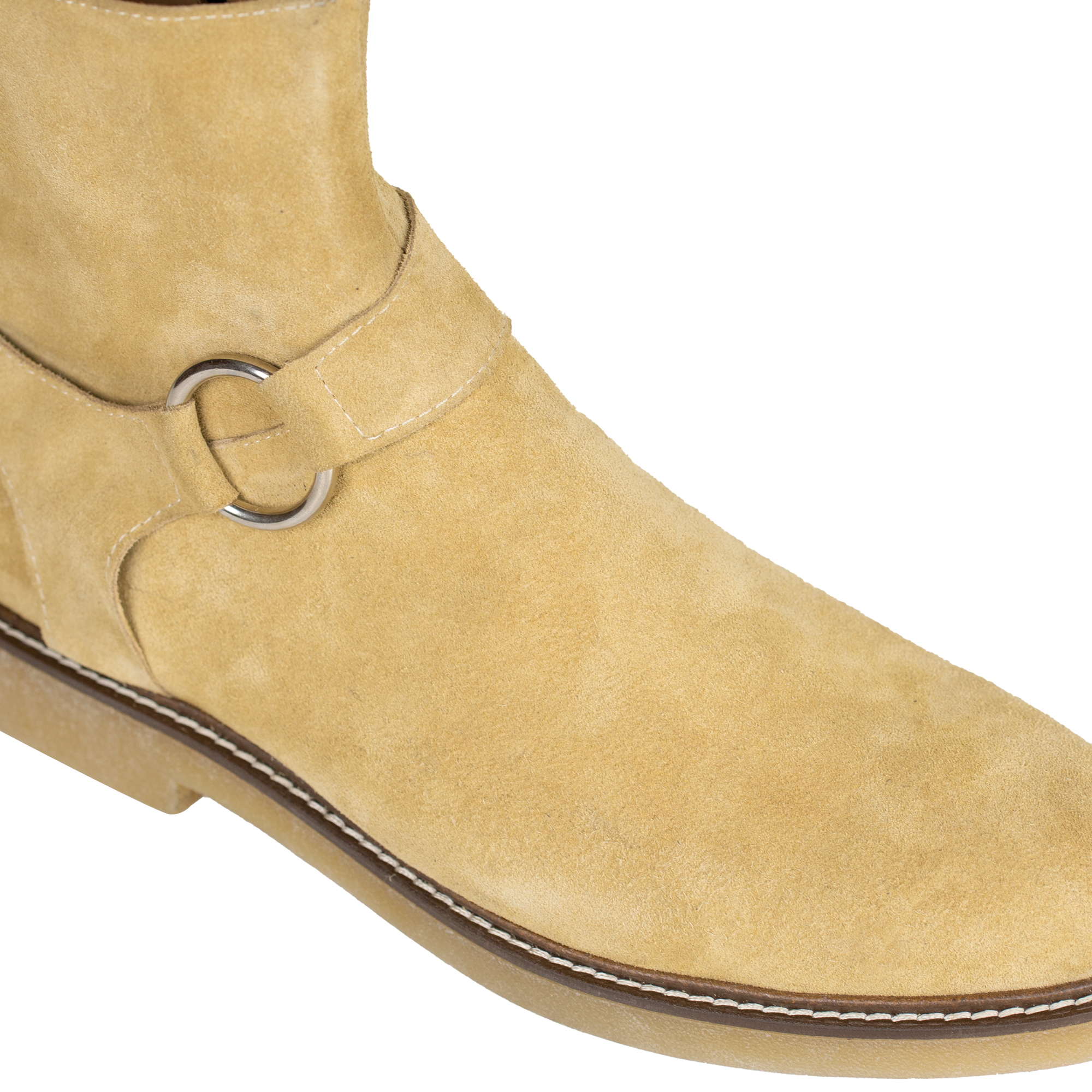 Marlon: Bottes Homme -  Daim Beige