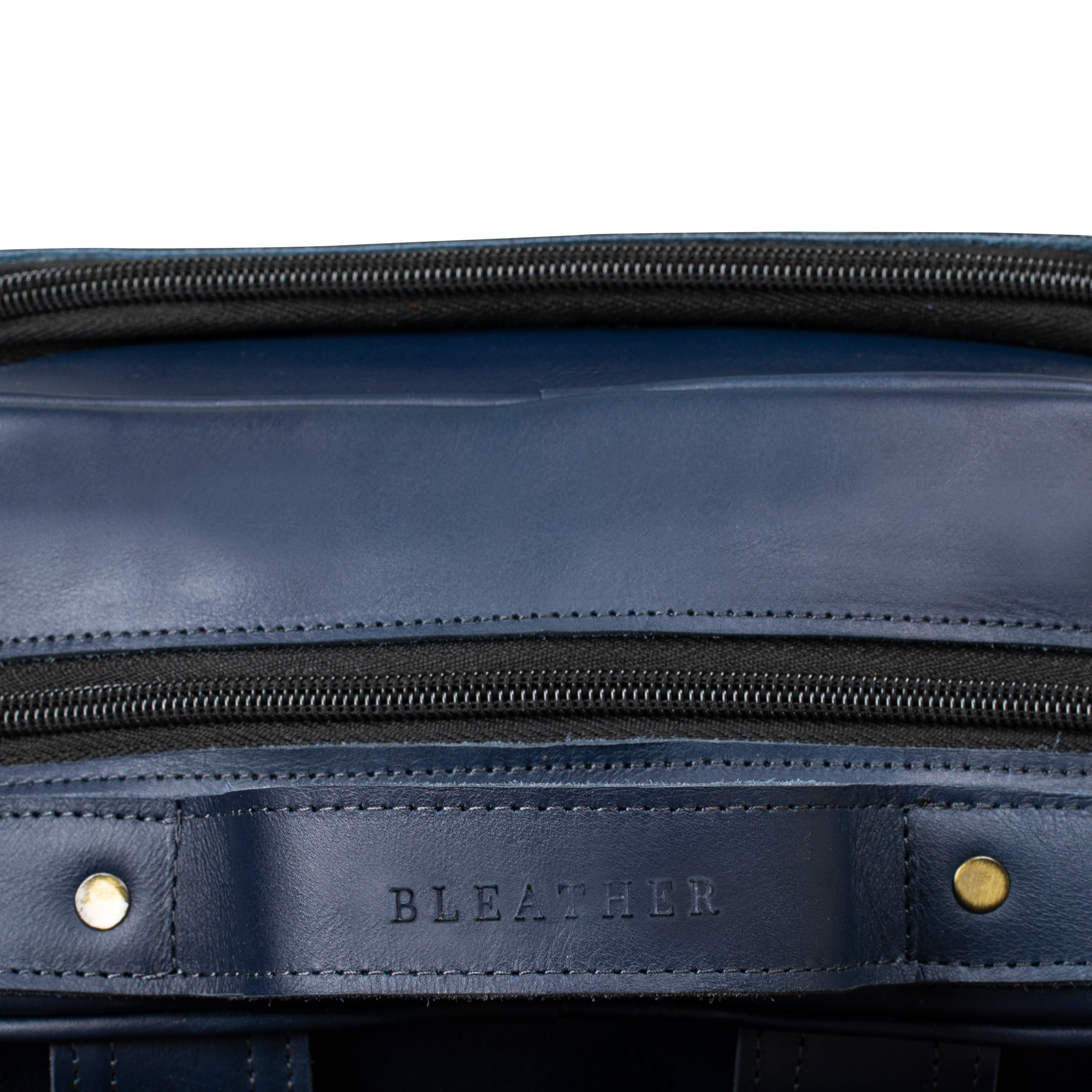 Zenith: Sac à dos - Cuir Bleu