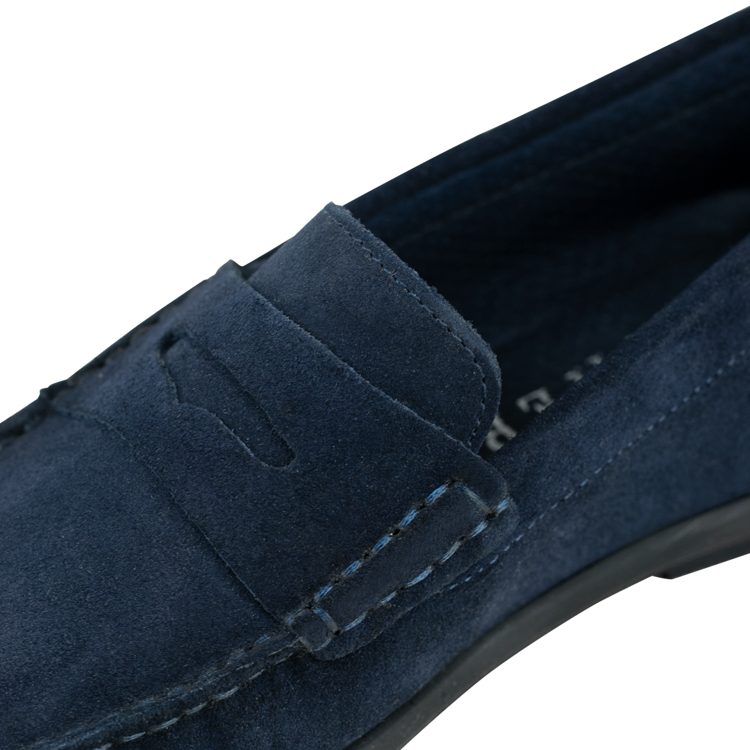 Denver: Mocassin Homme - Bleu Nuit