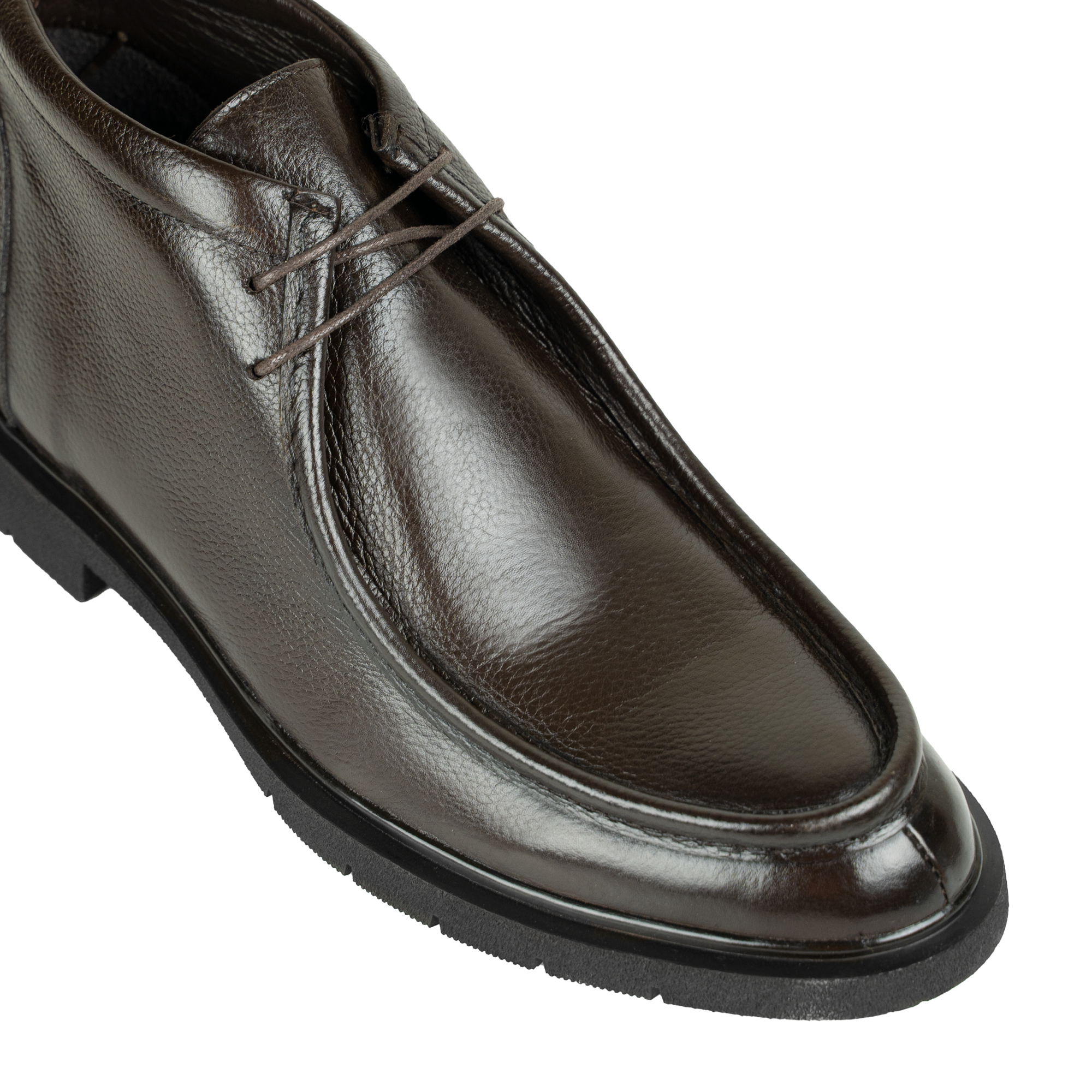 Murphy: Demi Bottes Homme - Cuir Marron