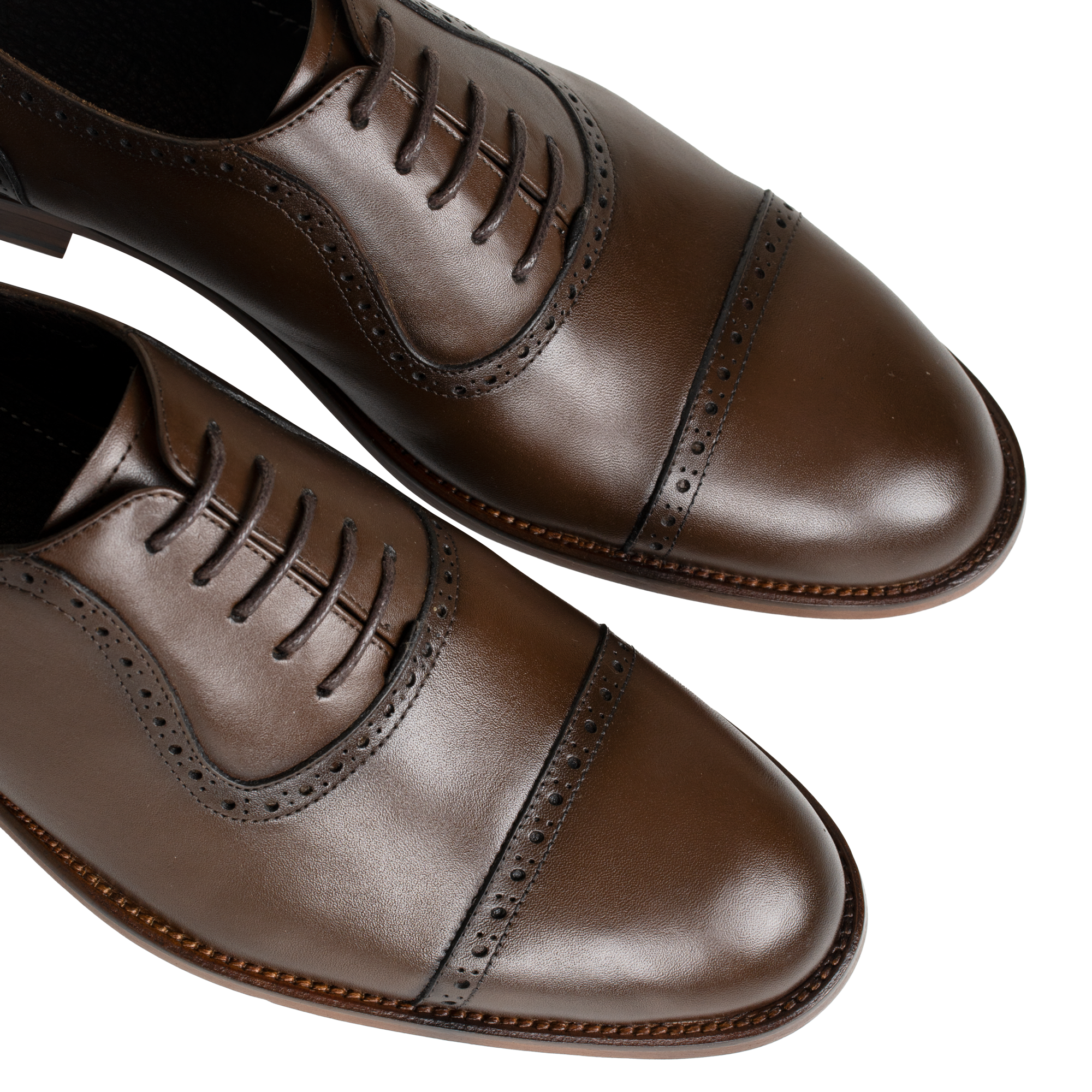 Lewis: Richelieu Homme - Cuir Marron