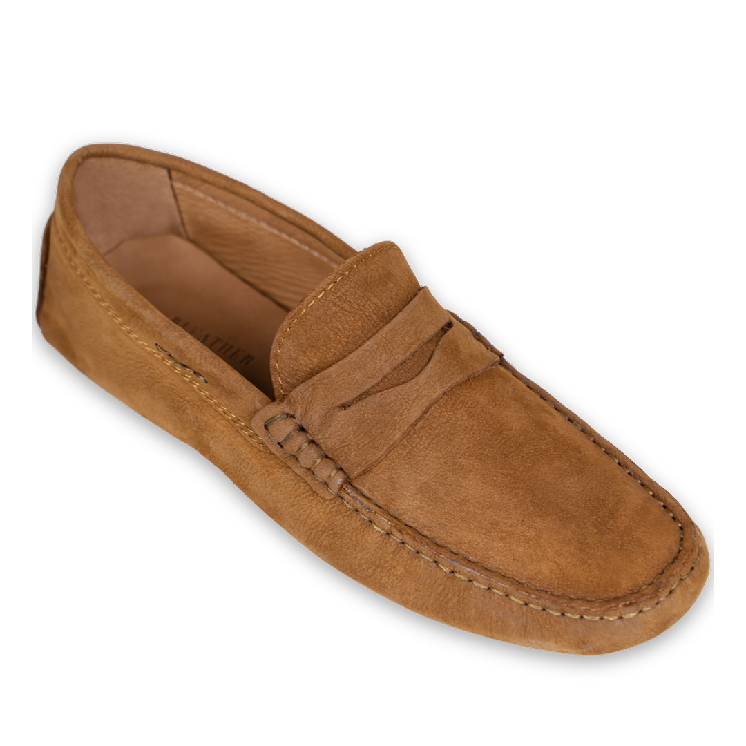 Gary: Mocassin Homme - Cuir Cognac