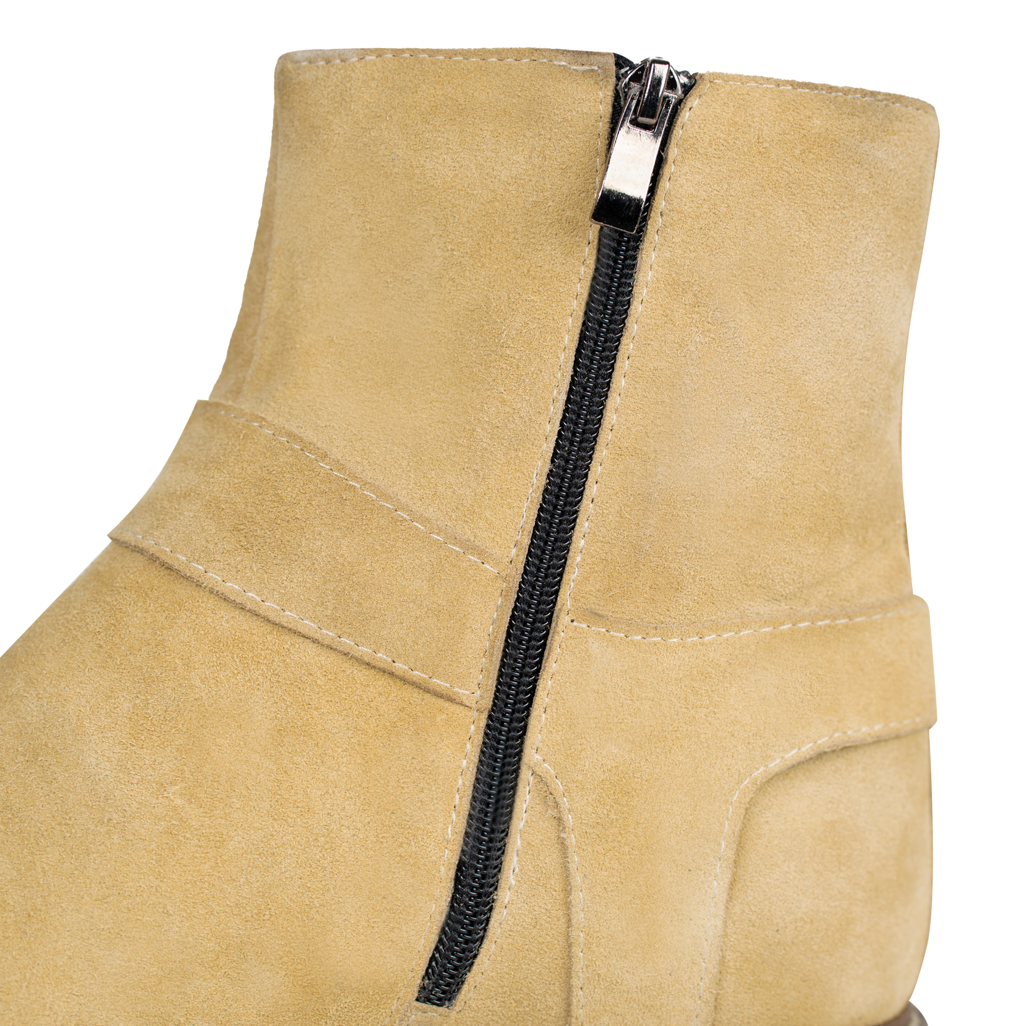 Marlon: Bottes Homme -  Daim Beige