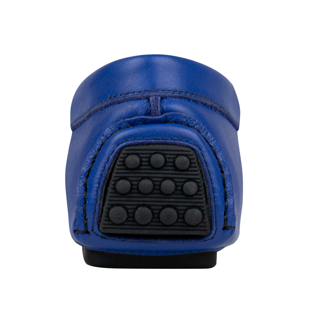 Gary: Mocassin Homme - Cuir Bleu