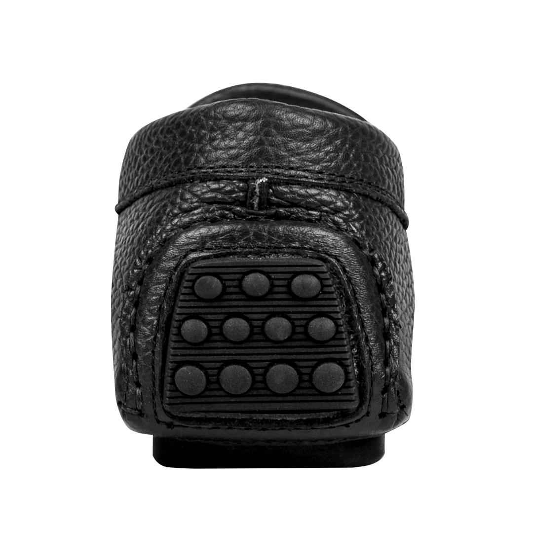 Gary: Mocassin Homme - Cuir Noir Grainé