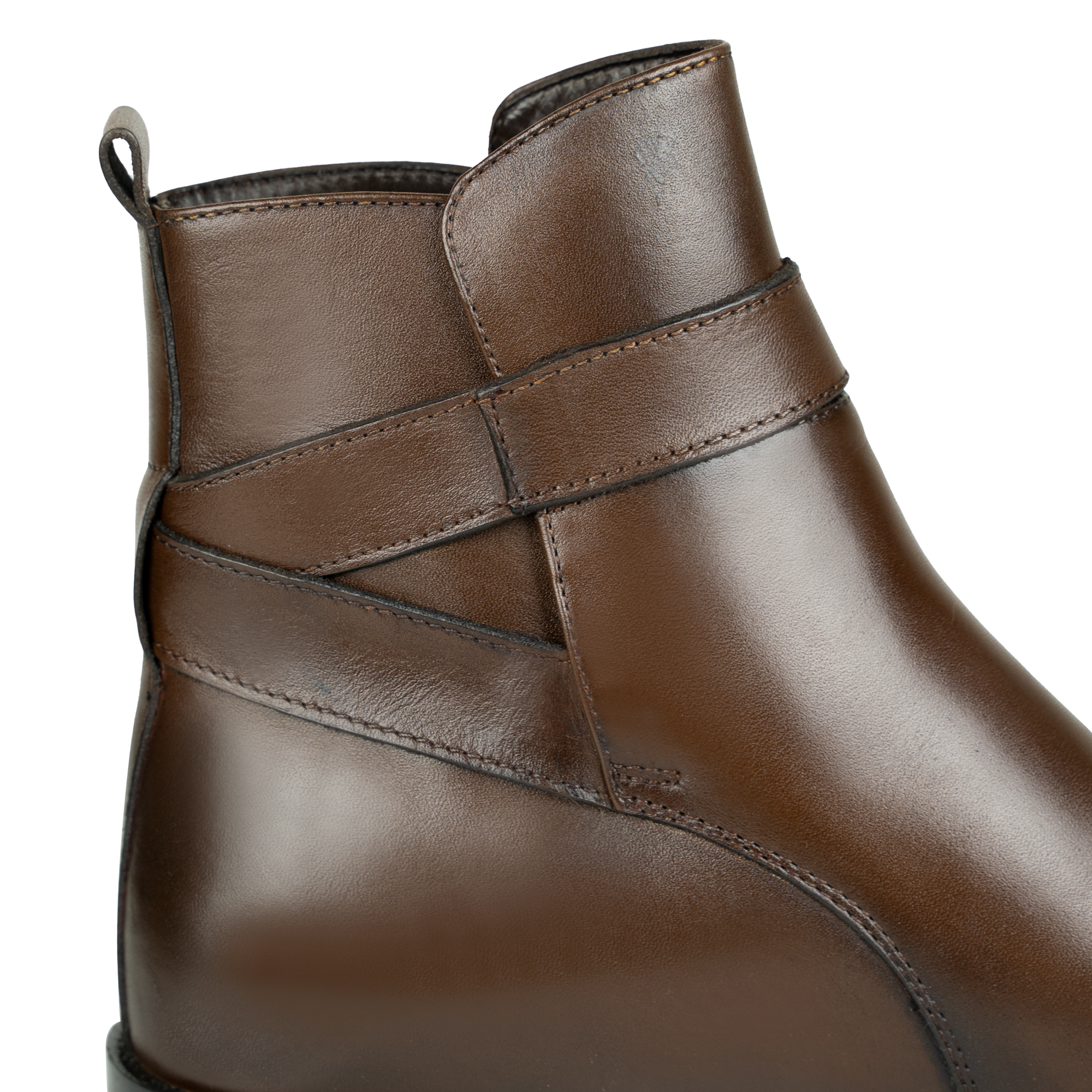 Conor: Bottes Homme - Cuir Marron