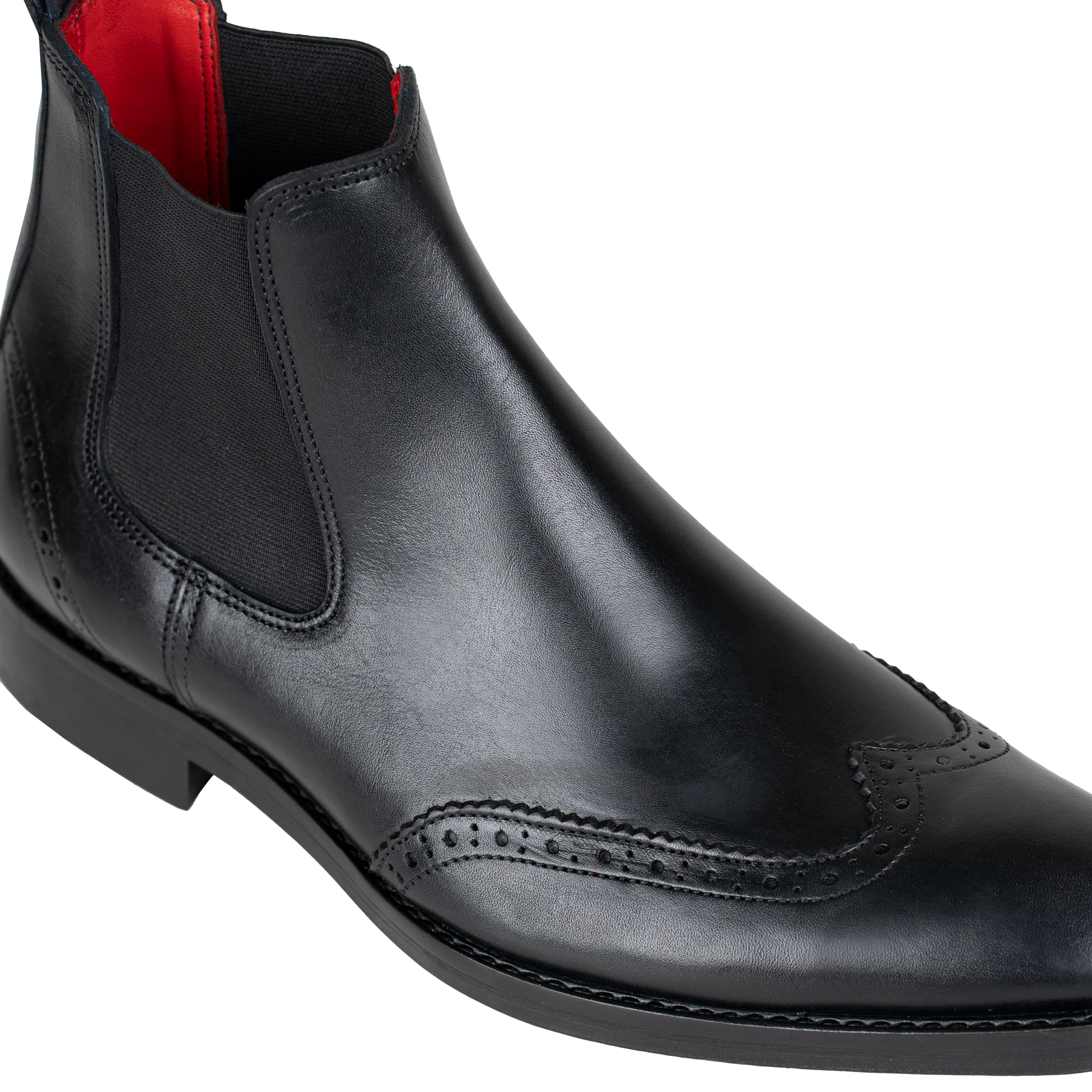 Gareth: Chelsea Boots Homme - Cuir Noir