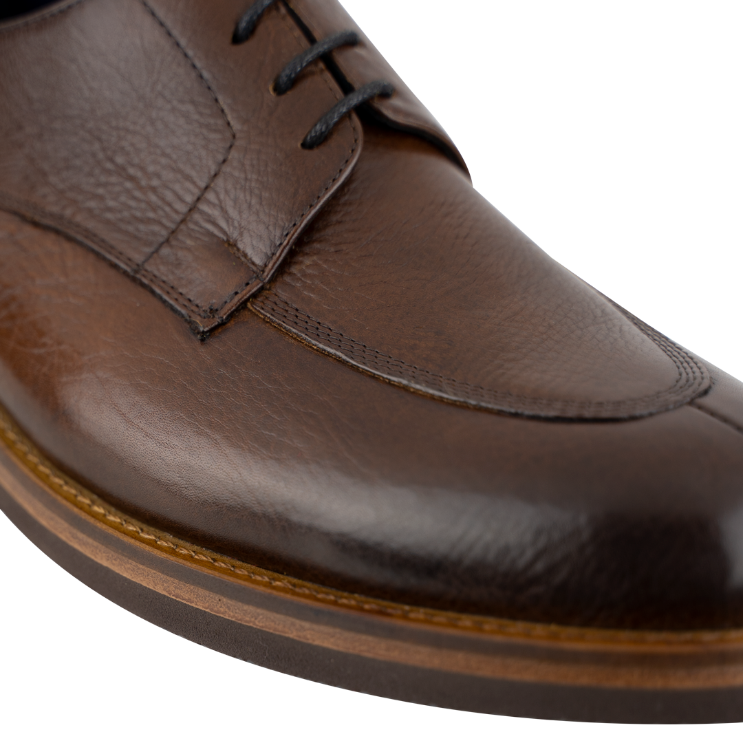 Lodge: Derby Homme - Cuir Marron