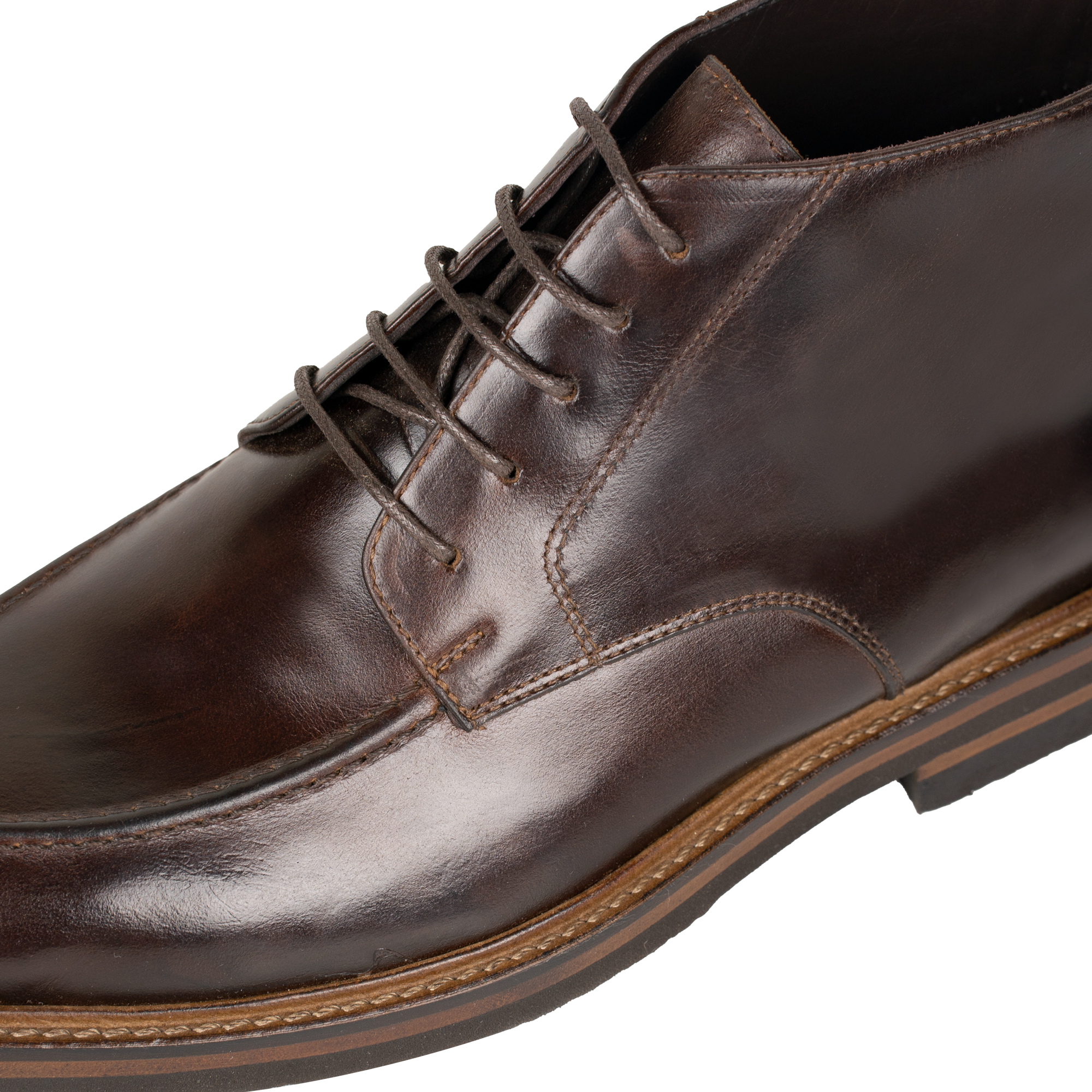 Taylor: Demi Bottes Homme - Cuir Marron