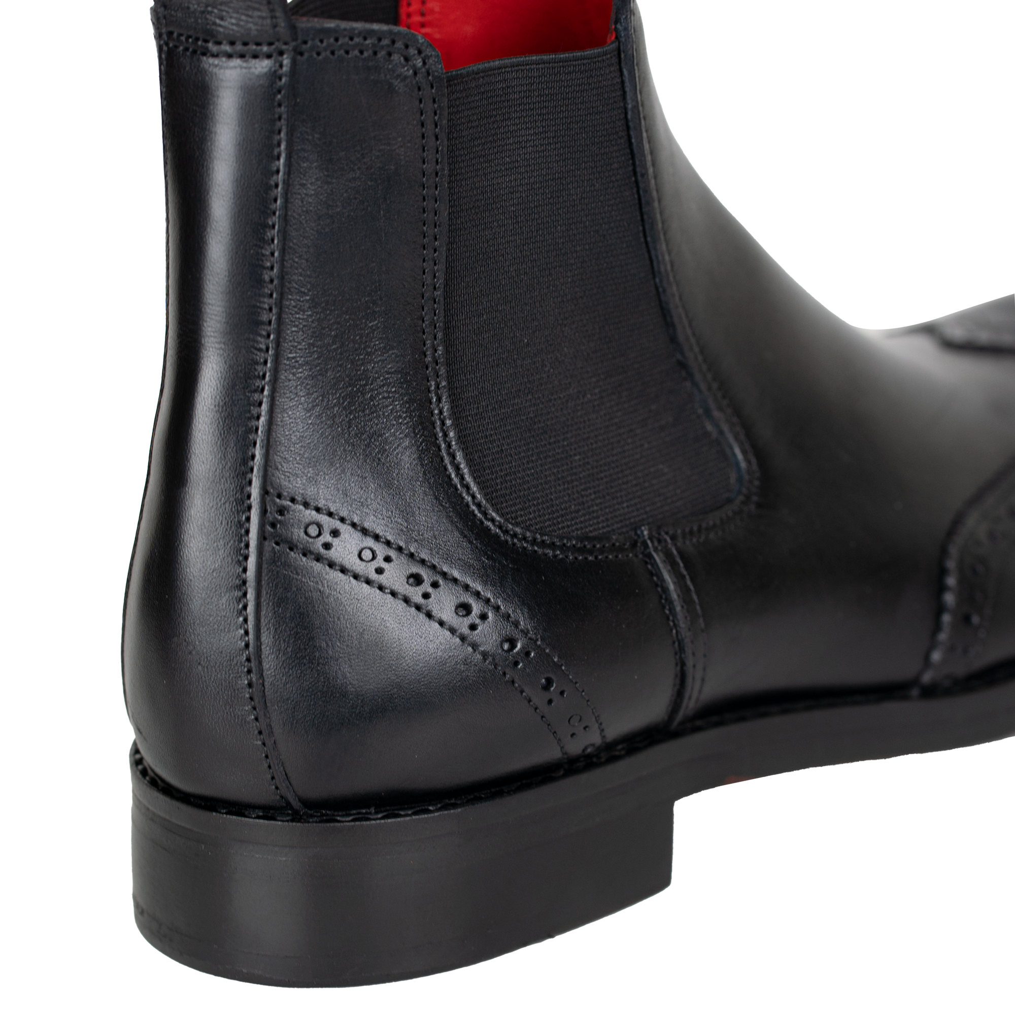 Gareth: Chelsea Boots Homme - Cuir Noir
