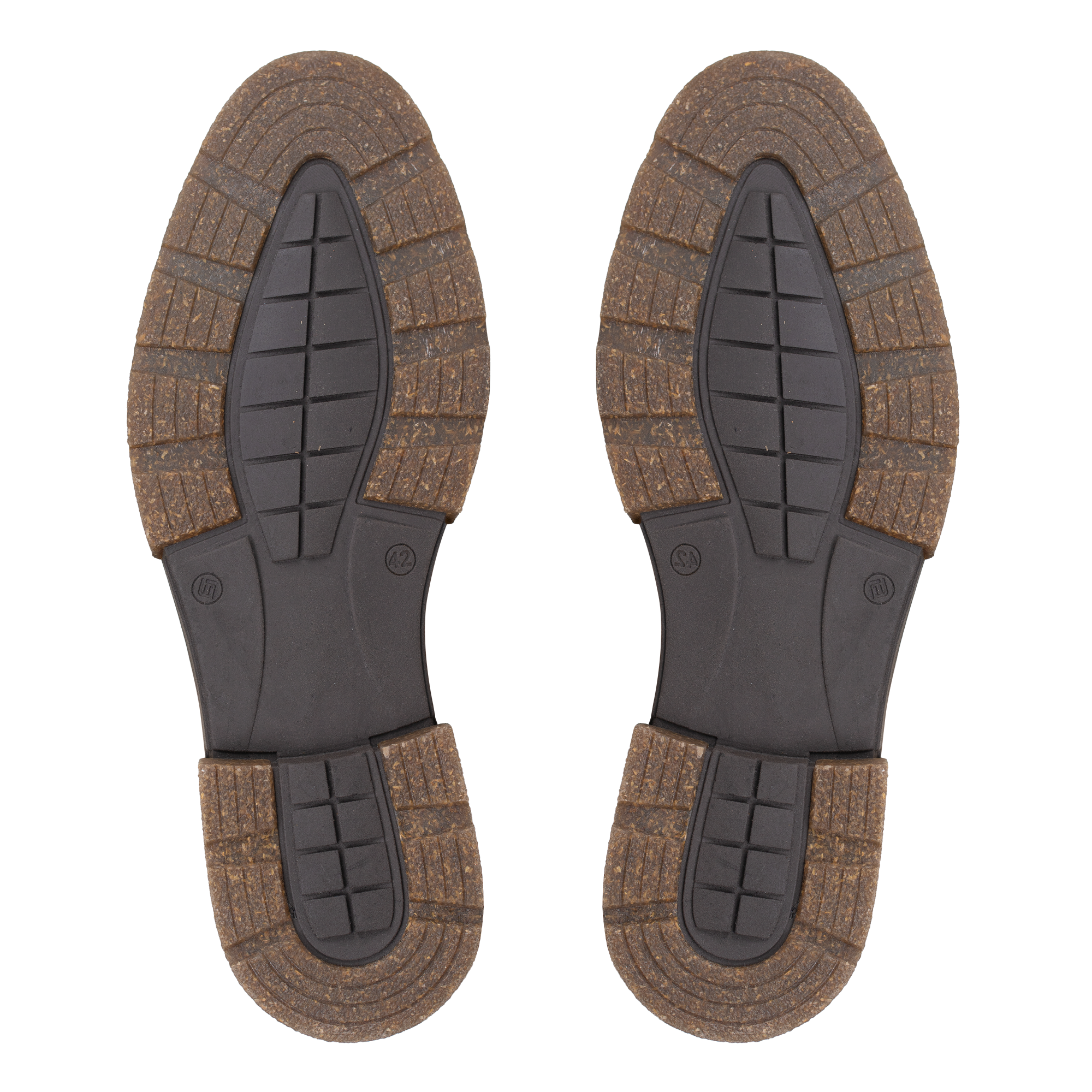 Bradley: Boots Homme - Caoutchouc Marron