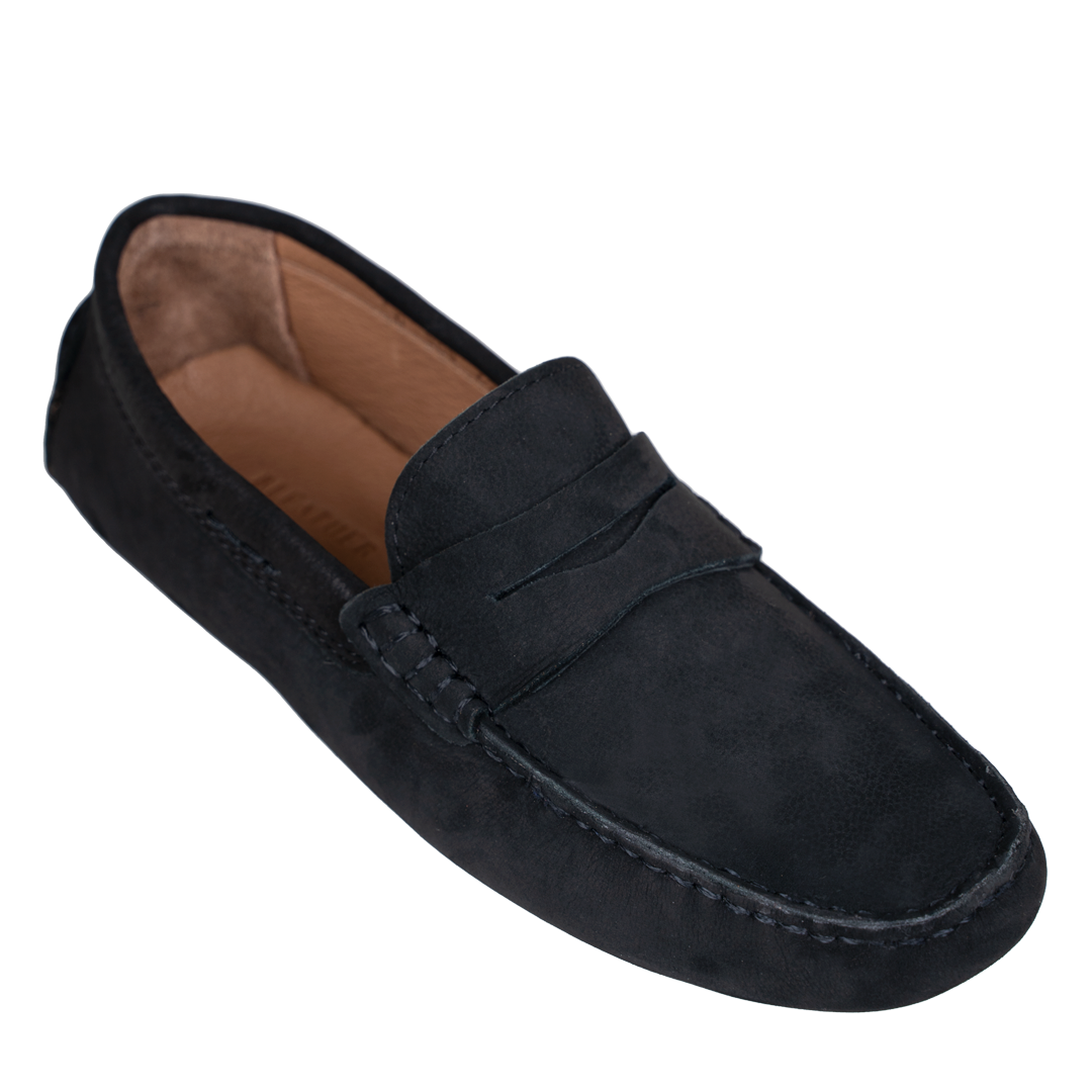 Gary: Mocassin Homme - Cuir Noir