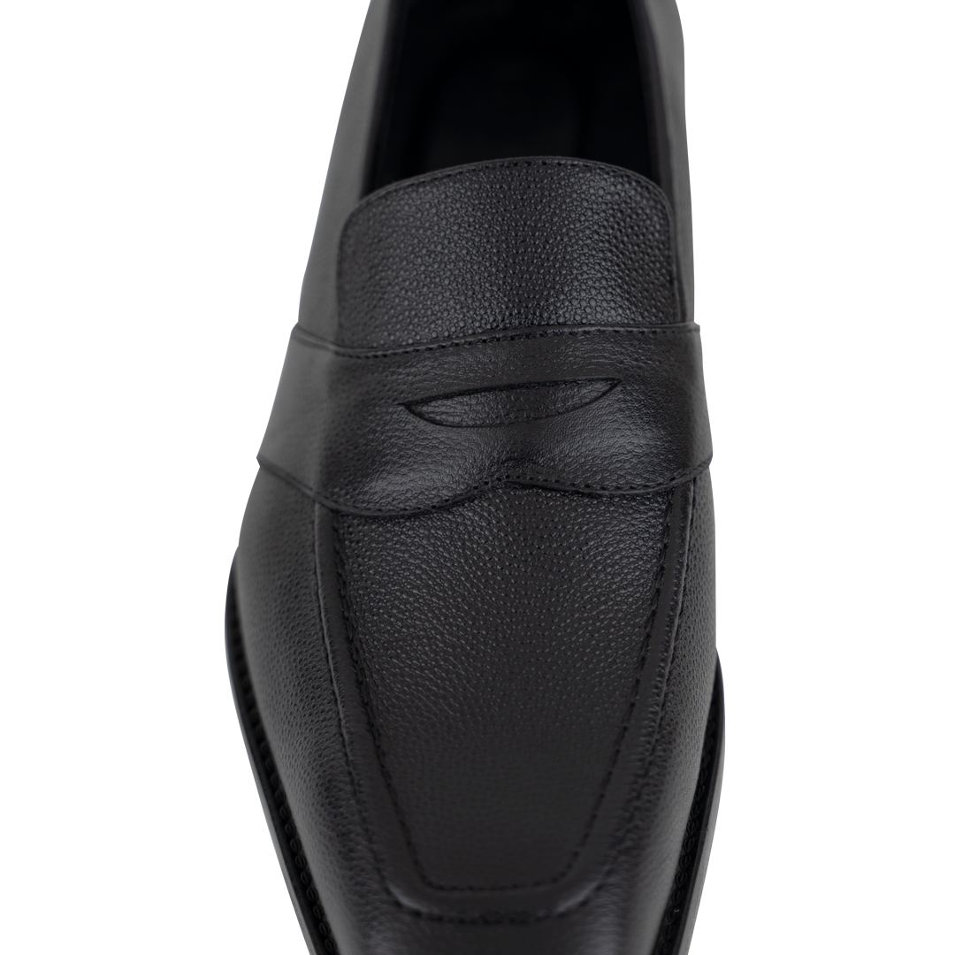 River: Mocassin Homme - Cuir Noir