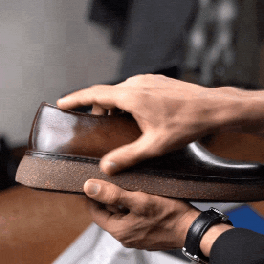 Peters: Richelieu Homme - Cuir Marron