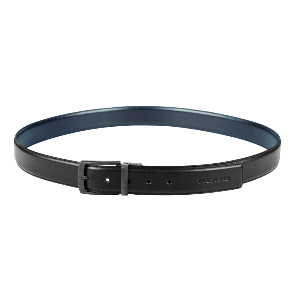 Ceinture: C26 Double Face Noir/Bleu
