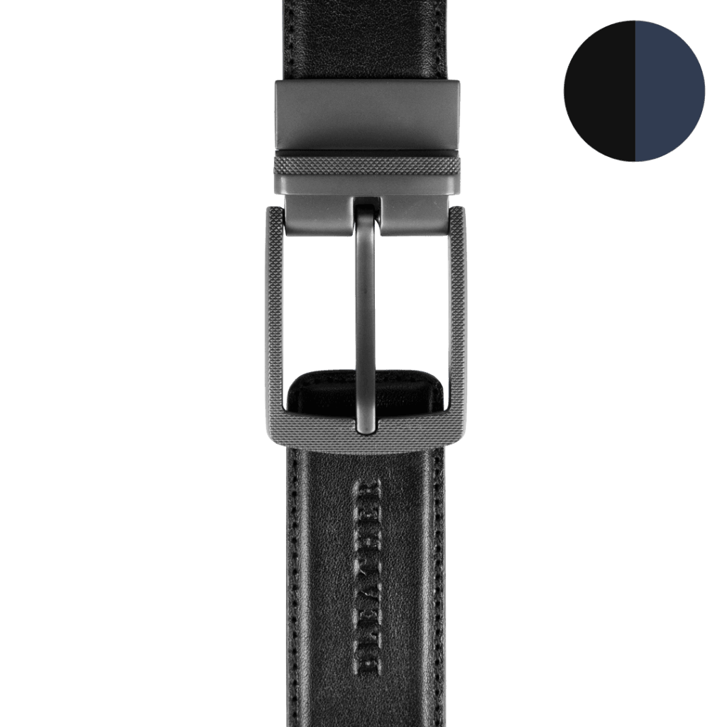 Ceinture: C26 Double Face Noir/Bleu