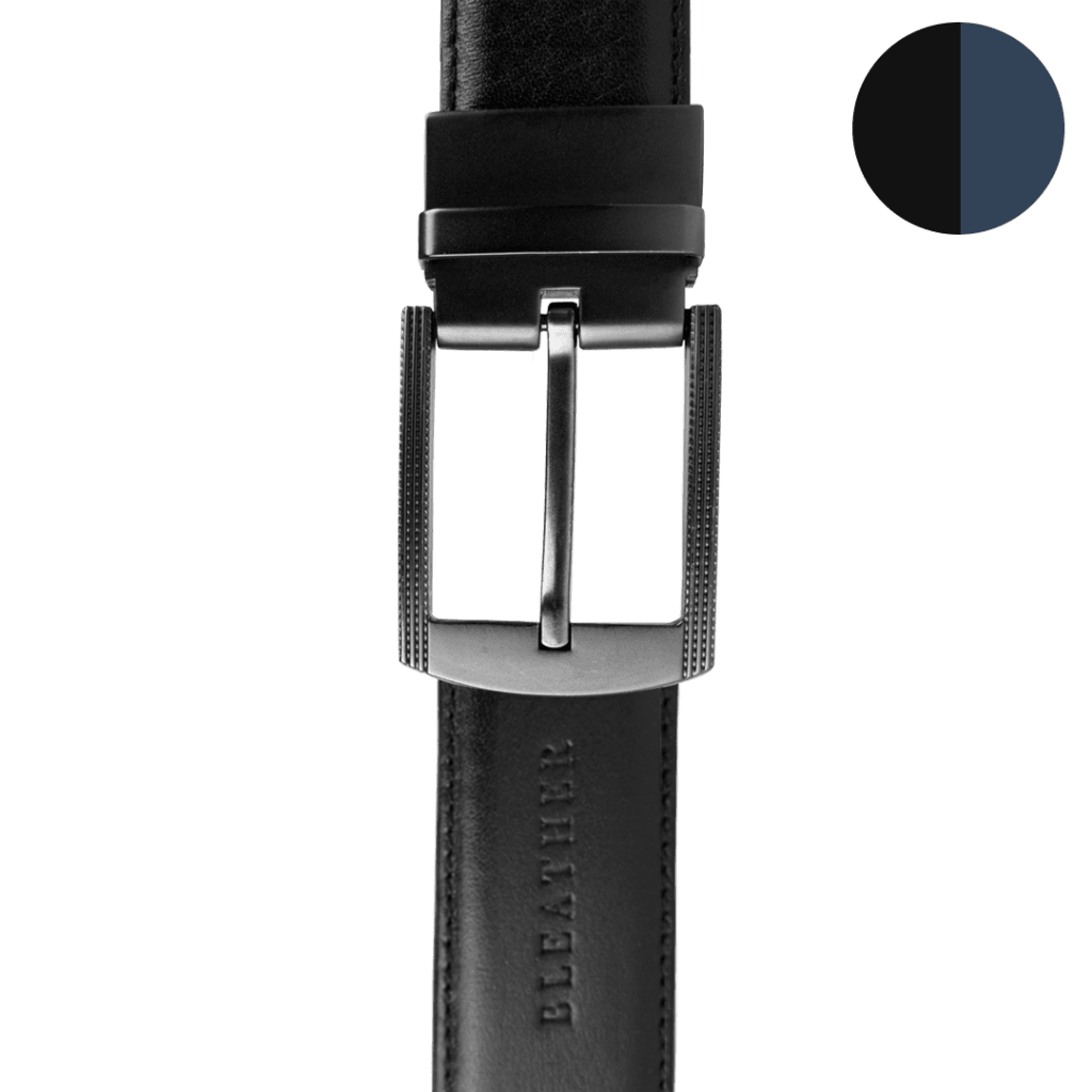 Ceinture: C28 Double Face Noir/Bleu