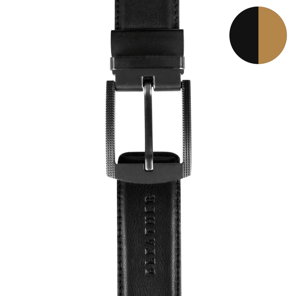 Ceinture: C30 Double Face Noir/Cognac