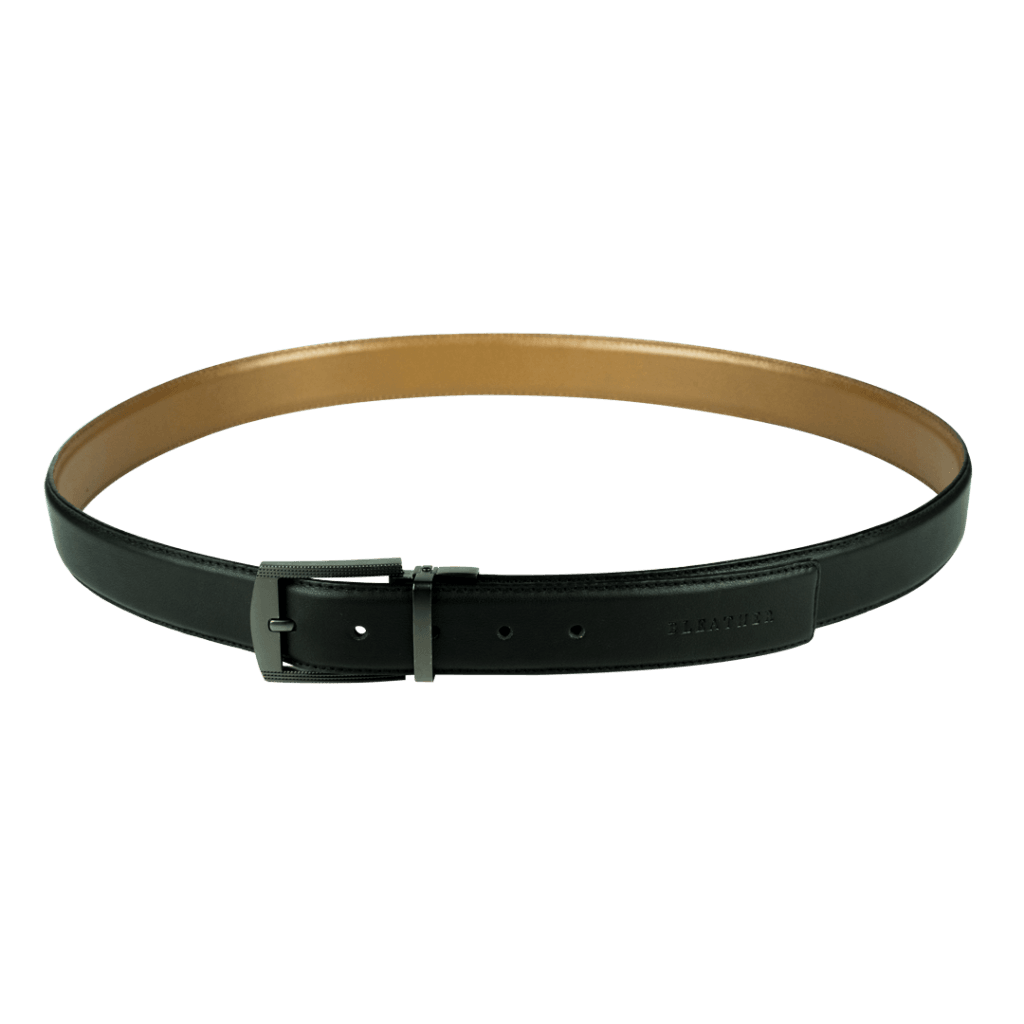 Ceinture: C30 Double Face Noir/Cognac